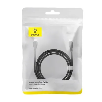 Кабелі Baseus Type-C to Type-C 100W 2m (P10355702111-01) Black