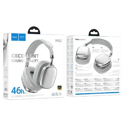 Навушники Hoco W52 Wonderful Silver