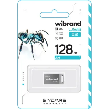 Карта памяті Wibrand 128Gb Gen 1 Ant Silver