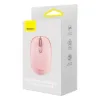 Миша Baseus F01B Tri-Mode Wireless Pink