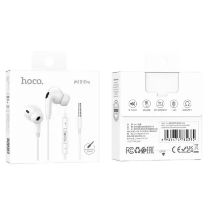 Навушники Hoco M101 Pro Crystal sound White