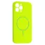 Чохли iPhone Silicone Case Full Camera MagSafe iPhone 15 Pro Max Party Green