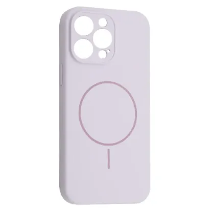Чохли iPhone Silicone Case Full Camera MagSafe iPhone 14 Pro Max Purple Lilac