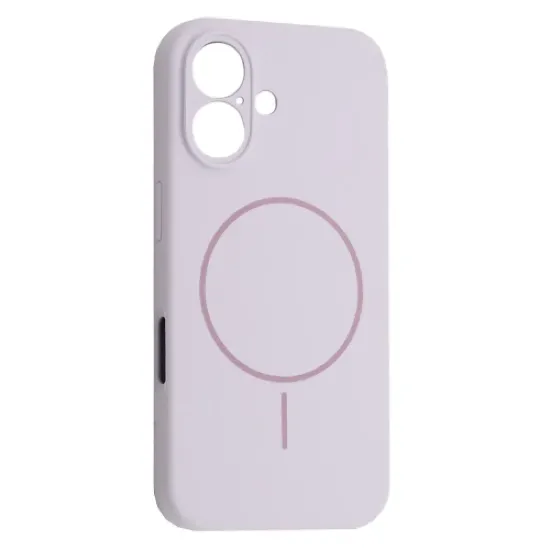 Чохли iPhone Silicone Case Full Camera MagSafe iPhone 16 Purple Lilac
