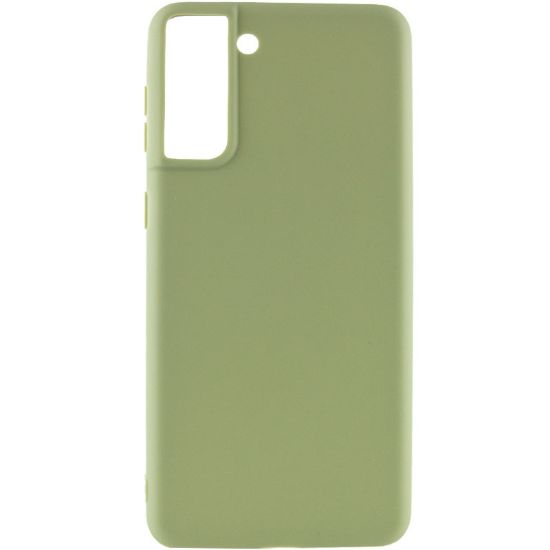 Чохол-накладка Candy Samsung G991 S21 Фісташковий