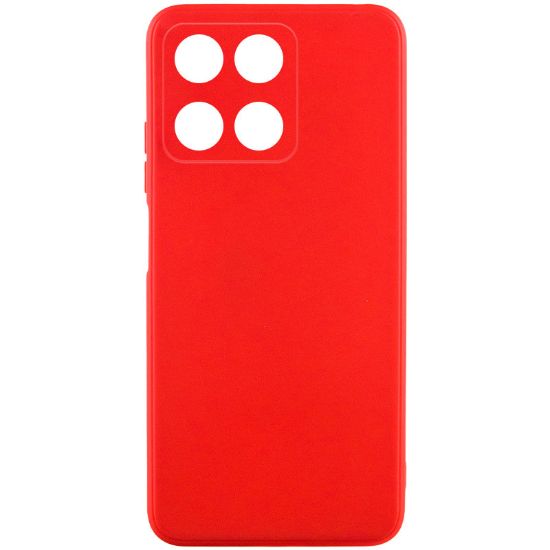 Чохол-накладка Silicone Case (силикон Soft Touch) Honor X6a Wine Red
