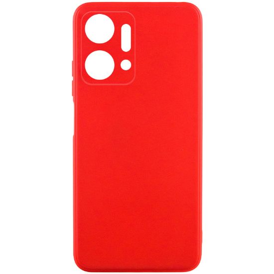 Чохол-накладка Silicone Case (силикон Soft Touch) Honor X7a Wine Red