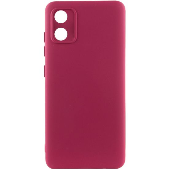 Чохол-накладка Silicone Case (силикон Soft Touch) Motorola E13 Wine Red