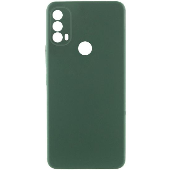 Чохол-накладка Silicone Case (силикон Soft Touch) Motorola E40 Midnight Green