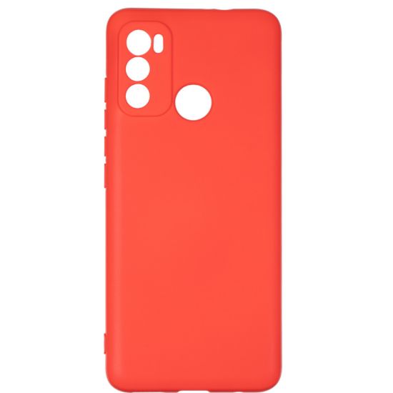 Чохол-накладка Silicone Case (силикон Soft Touch) Motorola G60 Red