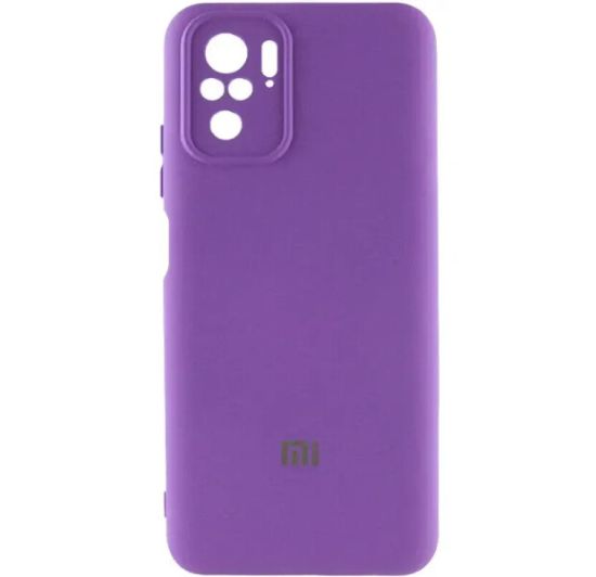 Чохол-накладка Silicone Case (силикон Soft Touch) Poco F3 Фіолетовий