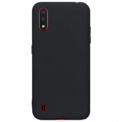 Чохол-накладка Silicone Case (силикон Soft Touch) Samsung A013 A01 Core Black