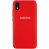 Чохол-накладка Silicone Case (силикон Soft Touch) Samsung A013 A01 Core Dark Green