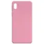 Чохол-накладка Silicone Case (силикон Soft Touch) Samsung A013 A01 Core Малиновий