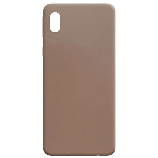 Чохол-накладка Silicone Case (силикон Soft Touch) Samsung A022 A02 Peach