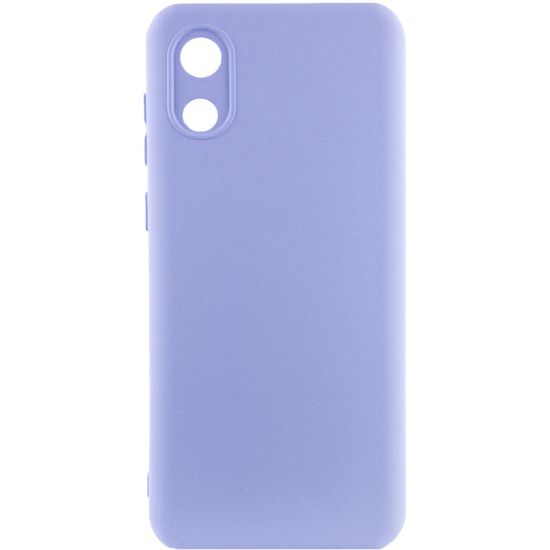 Чохол-накладка Silicone Case (силикон Soft Touch) Samsung A032F A03 Core Light Violet