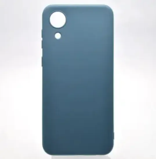 Чохол-накладка Silicone Case (силикон Soft Touch) Samsung A032F A03 Core Linen Blue