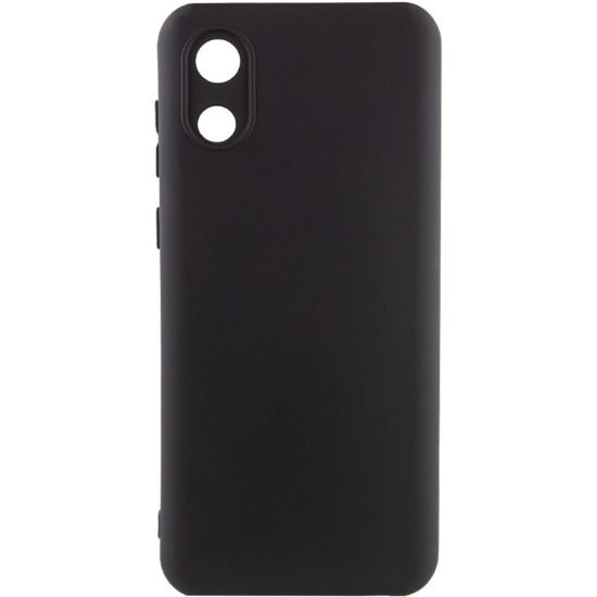 Чохол-накладка Silicone Case (силикон Soft Touch) Samsung A035 A03 Black