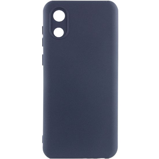 Чохол-накладка Silicone Case (силикон Soft Touch) Samsung A035 A03 Dark Blue