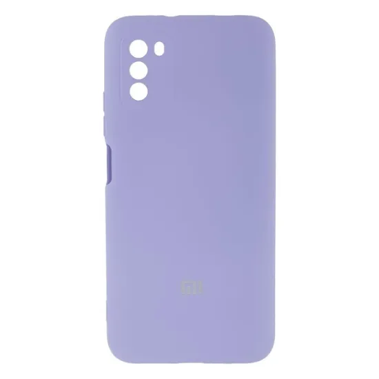 Чохол-накладка Silicone Case (силикон Soft Touch) Samsung A037 A03s Light Violet