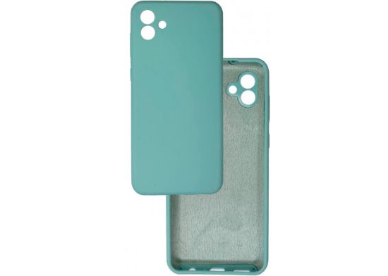 Чохол-накладка Silicone Case (силикон Soft Touch) Samsung A037 A03s Бірюзовий