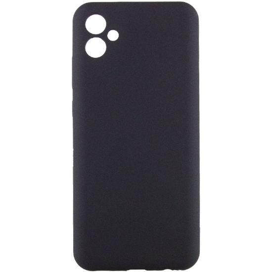 Чохол-накладка Silicone Case (силикон Soft Touch) Samsung A042 A04e Black