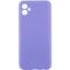 Чохол-накладка Silicone Case (силикон Soft Touch) Samsung A042 A04E Light Violet