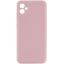 Чохол-накладка Silicone Case (силикон Soft Touch) Samsung A042 A04E Pink Sand
