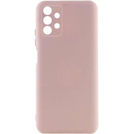 Чохол-накладка Silicone Case (силикон Soft Touch) Samsung A047 A04S Pink Sand