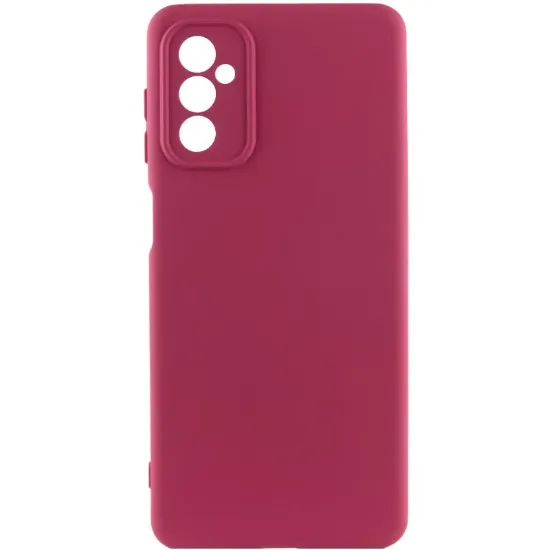 Чохол-накладка Silicone Case (силикон Soft Touch) Samsung A256 A25 5G Малиновий