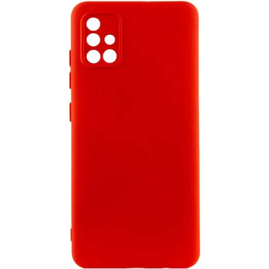 Чохол-накладка Silicone Case (силикон Soft Touch) Samsung A515 A51 Червоний