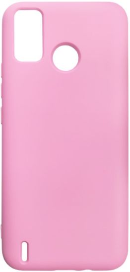 Чохол-накладка Silicone Case (силикон Soft Touch) Tecno Spark 6 Go Розовий