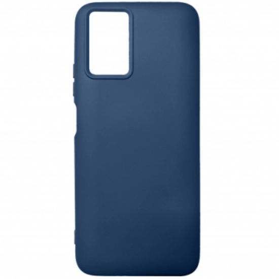 Чохол-накладка Silicone Case (силикон Soft Touch) ZTE Blade V30 Vito Темно-синій
