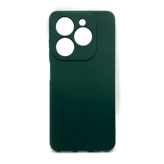 Чохол-накладка Silicone Case Full Camera Infinix Hot 40/40 Pro Dark Green