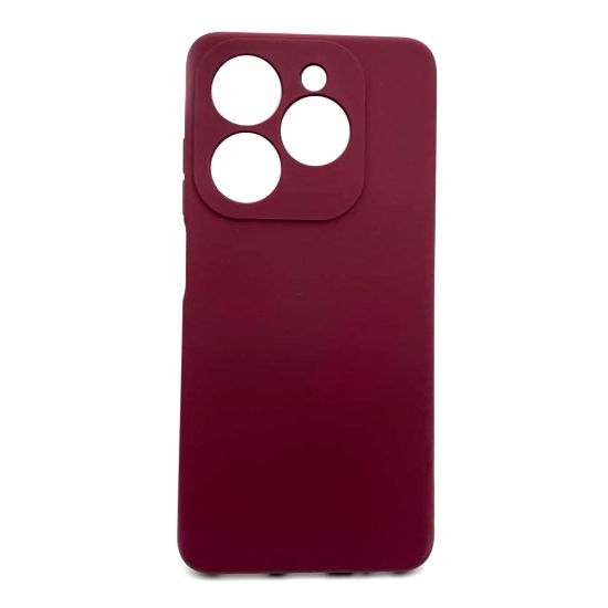 Чохол-накладка Silicone Case Full Camera Infinix Hot 40/40 Pro Marsala