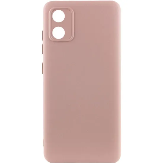 Чохол-накладка Silicone Case Full Camera Motorola E13 Pink
