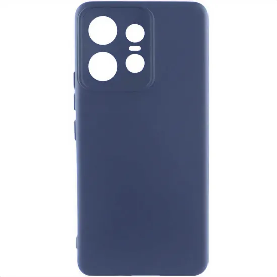 Чохол-накладка Silicone Case Full Camera Motorola Edge 50 Pro Midnight Blue