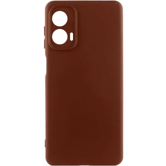 Чохол-накладка Silicone Case Full Camera Motorola G24 Brown