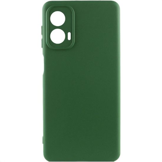 Чохол-накладка Silicone Case Full Camera Motorola G24 Midnight Green