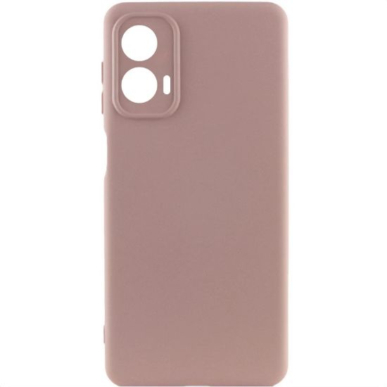 Чохол-накладка Silicone Case Full Camera Motorola G24 Pink Sand