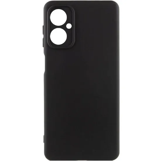 Чохол-накладка Silicone Case Full Camera Motorola G55 Black
