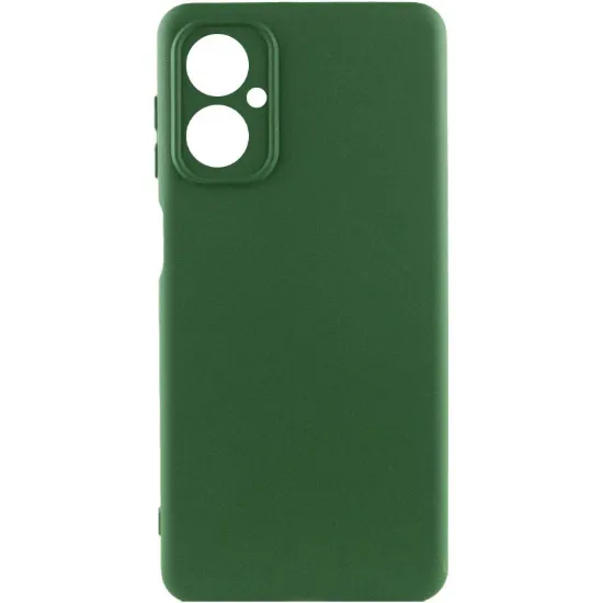 Чохол-накладка Silicone Case Full Camera Motorola G55 Dark Green