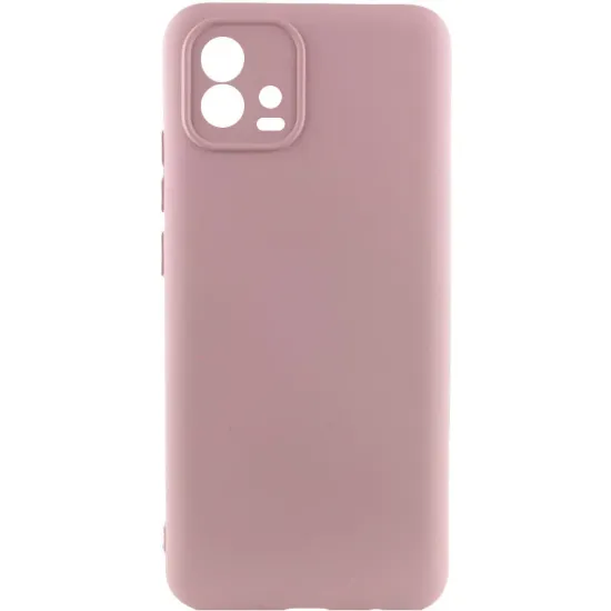 Чохол-накладка Silicone Case Full Camera Motorola G72 Pink Sand