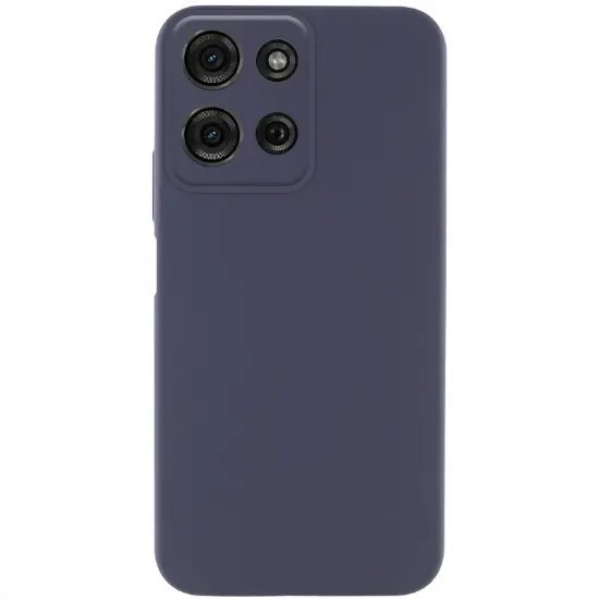 Чохол-накладка Silicone Case Full Camera Motorola G75 Dark Blue