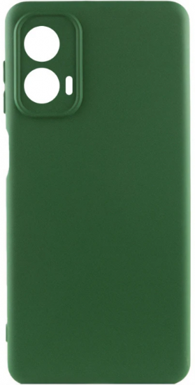 Чохол-накладка Silicone Case Full Camera Motorola G85 Dark Green