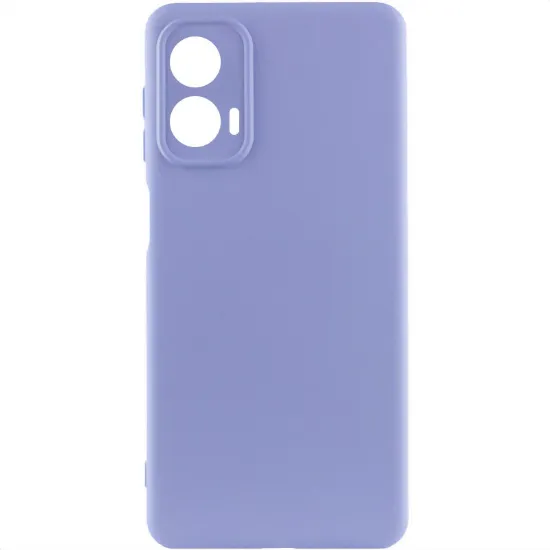 Чохол-накладка Silicone Case Full Camera Motorola G85 Lavander