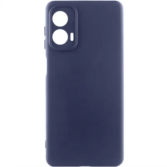 Чохол-накладка Silicone Case Full Camera Motorola G85 Midnight Blue