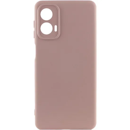 Чохол-накладка Silicone Case Full Camera Motorola G85 Pink Sand