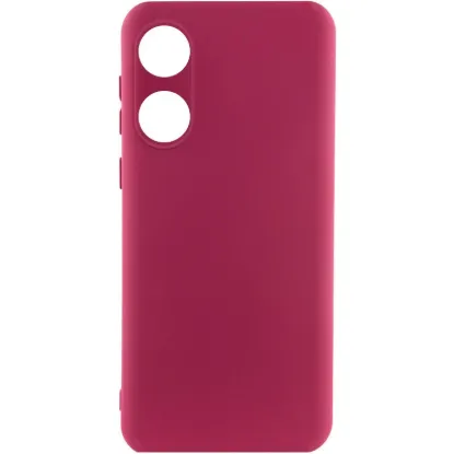 Чохол-накладка Silicone Case Full Camera Oppo A78 4G Marsala
