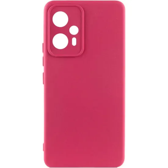 Чохол-накладка Silicone Case Full Camera Poco F5 / Xiaomi Note 12 Turbo Marsala